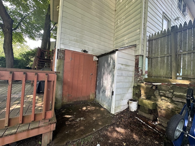 813 Russell St, New Haven, CT 06513 - view of property exterior featuring a wooden deck