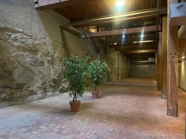 68 Thermos Ave Unit 206B, Norwich, CT 06360 - below grade area featuring brick floors
