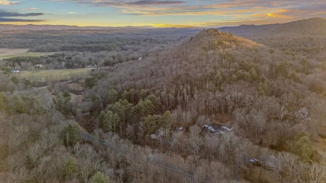 45 Westledge Rd, Simsbury, CT 06092 - aerial view at dusk of a mountain view and a wooded view