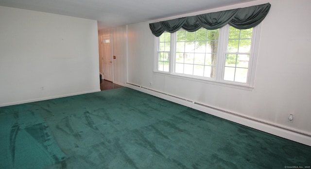 154 Sandy Ln, Meriden, CT 06450 - empty room with baseboard heating and carpet