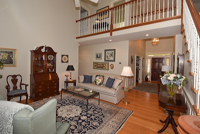 16 Brookfield Dr, Ellington, CT 06029 - living room with wood finished floors and a towering ceiling