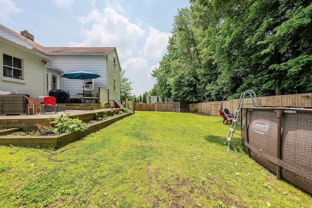 64 Mohawk Ave, Derby, CT 06418 - fenced backyard with a garden