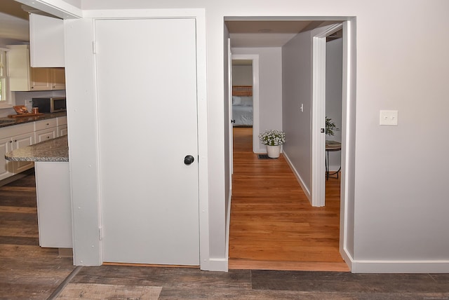 20 Battle St, Somers, CT 06071 - hall with dark wood-style floors