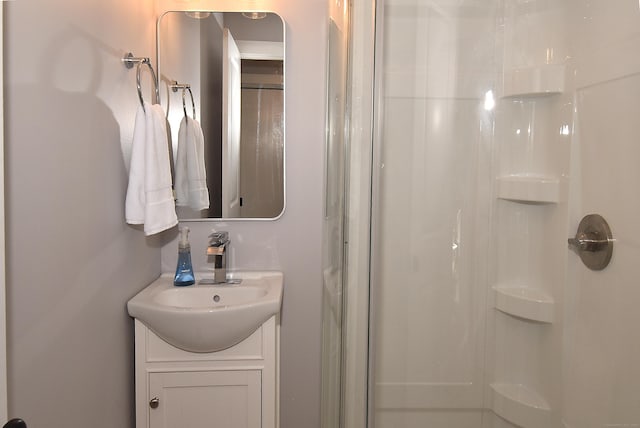 20 Battle St, Somers, CT 06071 - bathroom with a shower stall and vanity