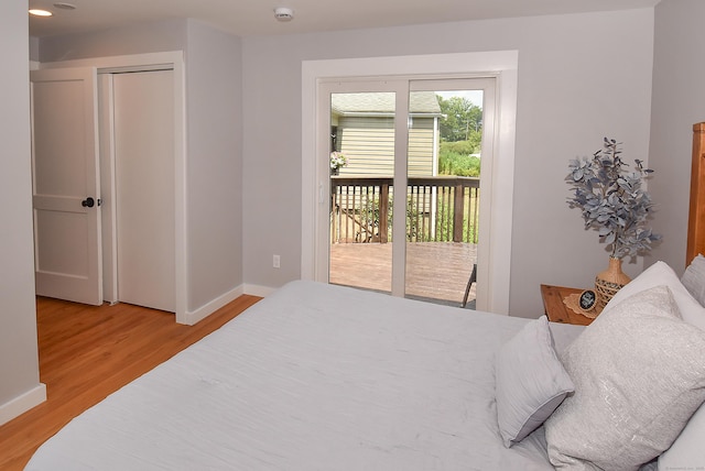 20 Battle St, Somers, CT 06071 - bedroom featuring access to outside, light wood-style floors, and recessed lighting