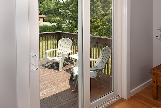 20 Battle St, Somers, CT 06071 - view of wooden terrace