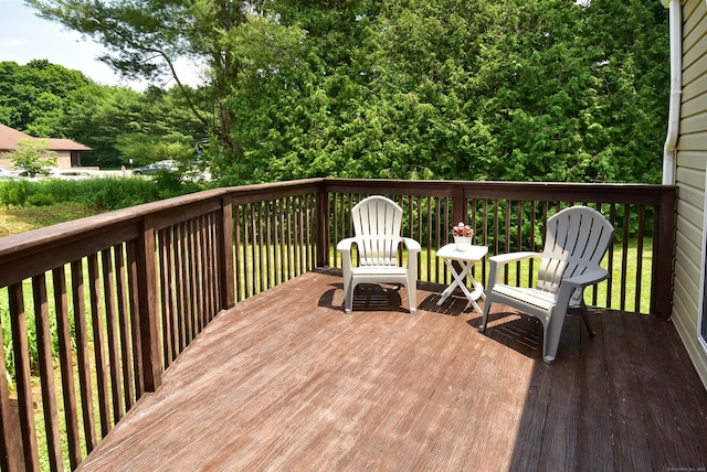 20 Battle St, Somers, CT 06071 - view of wooden deck