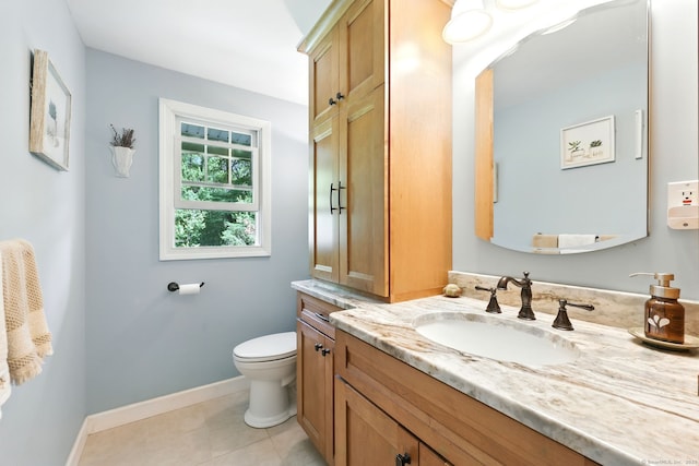 247 Mountain View Rd, Somers, CT 06071 - bathroom with vanity and tile patterned flooring