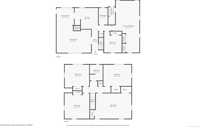 247 Mountain View Rd, Somers, CT 06071 - view of property floor plan