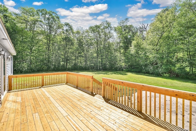 125 E Old Route 6, Hampton, CT 06247 - deck featuring a yard