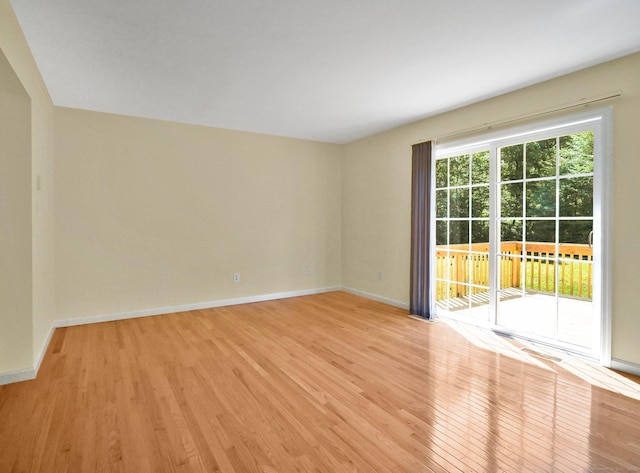 125 E Old Route 6, Hampton, CT 06247 - unfurnished room with light wood-style floors and baseboards