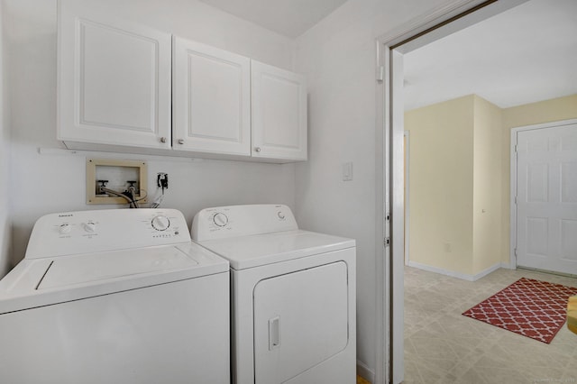 125 E Old Route 6, Hampton, CT 06247 - laundry room with cabinet space, independent washer and dryer, and light flooring