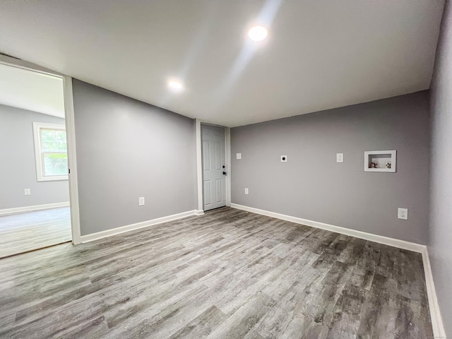 45 Cedar Ave, Wolcott, CT 06716 - empty room with wood finished floors and recessed lighting