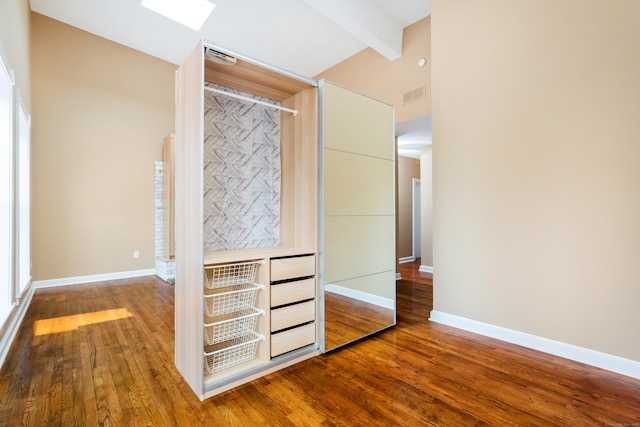 118 Washington St # U304, Norwalk, CT 06854 - unfurnished bedroom with dark wood-style floors