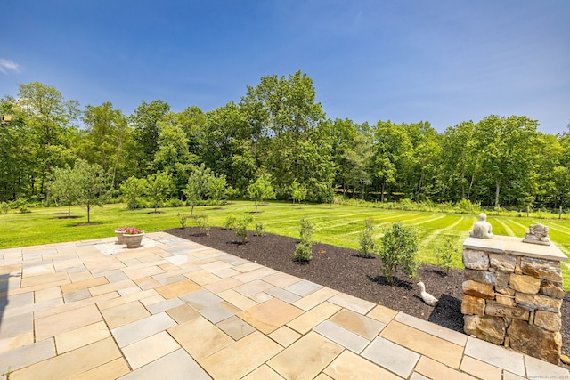 93 Northfield Rd, Litchfield, CT 06759 - view of patio / terrace with an outdoor fire pit