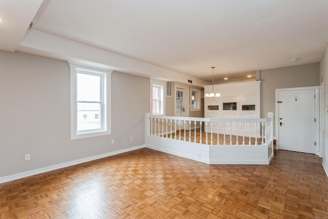 71A Imlay St Unit D2, Hartford, CT 06105 - unfurnished room featuring baseboards and a chandelier