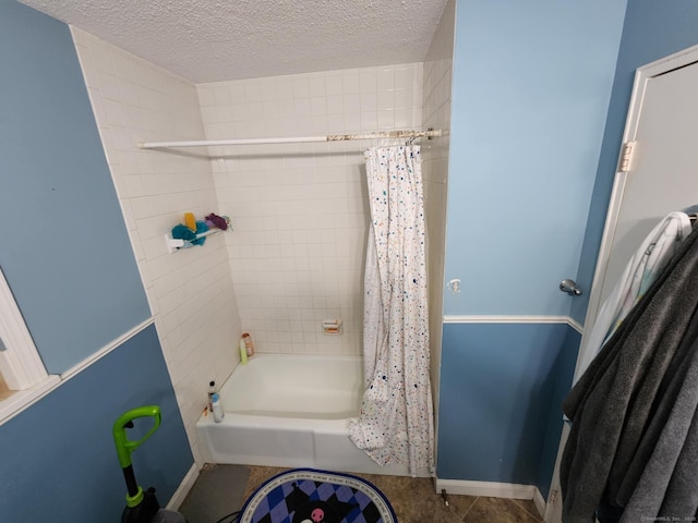 560 Yale Ave Unit 8, Meriden, CT 06450 - full bathroom with shower / tub combo with curtain and a textured ceiling