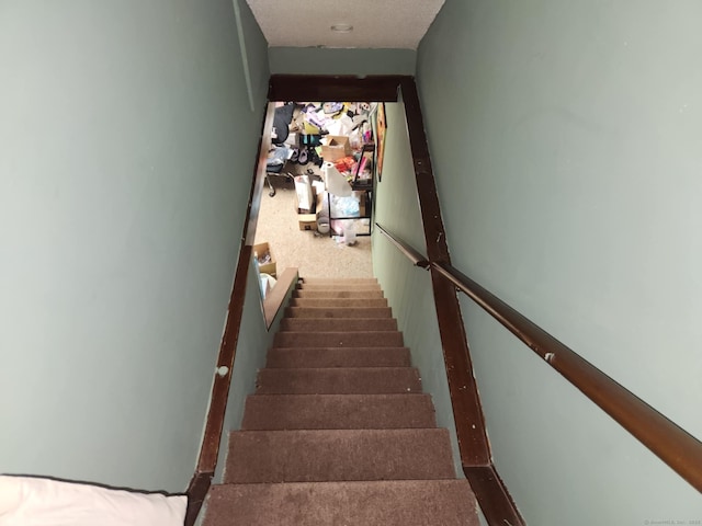 560 Yale Ave Unit 8, Meriden, CT 06450 - stairs with carpet floors