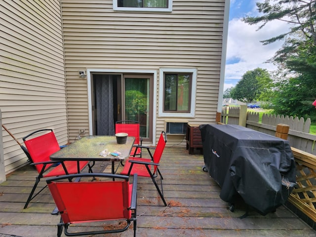 560 Yale Ave Unit 8, Meriden, CT 06450 - deck with a grill and outdoor dining space