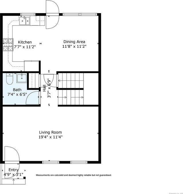 20 Oakland Ave Apt 3B, Danbury, CT 06810 - view of floor plan / room layout