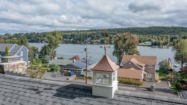 75 N Lake Shore Dr, Brookfield, CT 06804 - water view with a heavily wooded area