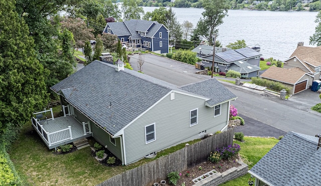 75 N Lake Shore Dr, Brookfield, CT 06804 - aerial view of residential area with a nearby body of water