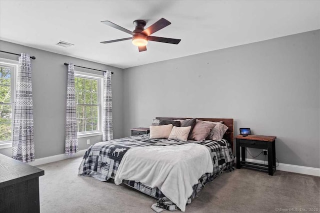 379 Tripp Hollow Rd, Brooklyn, CT 06234 - carpeted bedroom featuring baseboards and ceiling fan