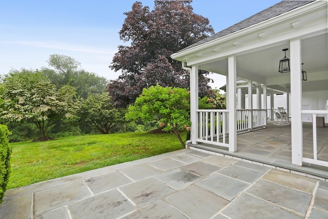2787 Redding Rd, Fairfield, CT 06824 - porch with a yard