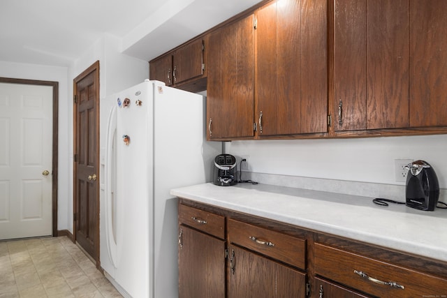 29 Birchwood Dr, Killingly, CT 06241 - kitchen featuring freestanding refrigerator and light countertops