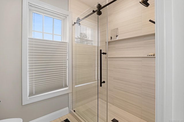 10 Amato Dr, Wethersfield, CT 06109 - bathroom featuring a stall shower and toilet