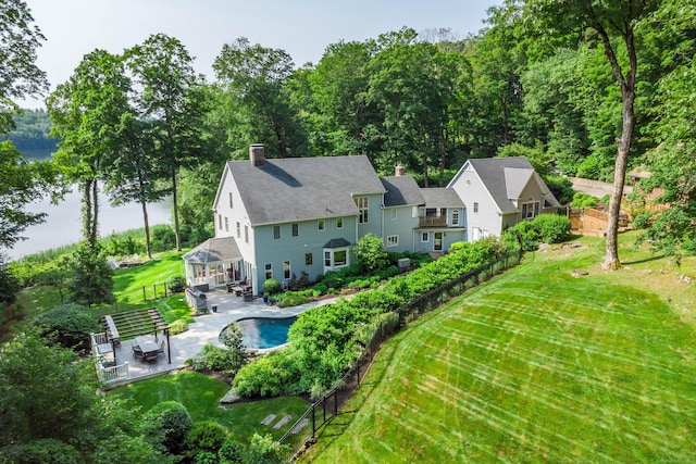 226 Nod Hill Rd, Wilton, CT 06897 - view of subject property featuring a pool area