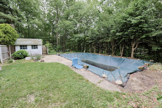 15 Harris Rd, Salem, CT 06420 - view of pool with a covered pool and an outdoor structure
