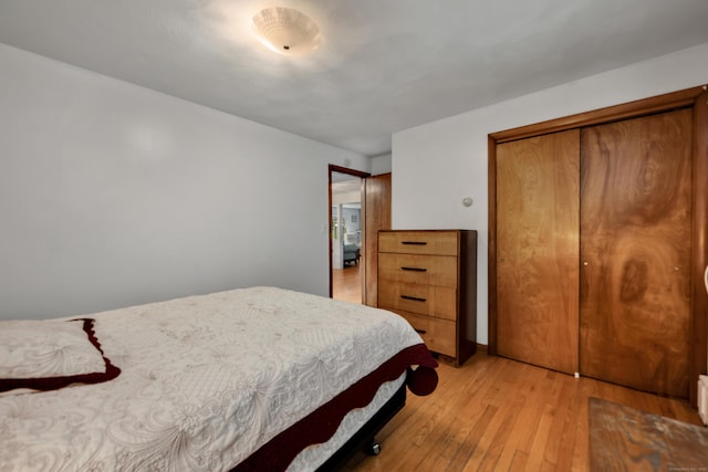 98 Torrington Ave, Canton, CT 06019 - bedroom featuring light wood-type flooring and a closet