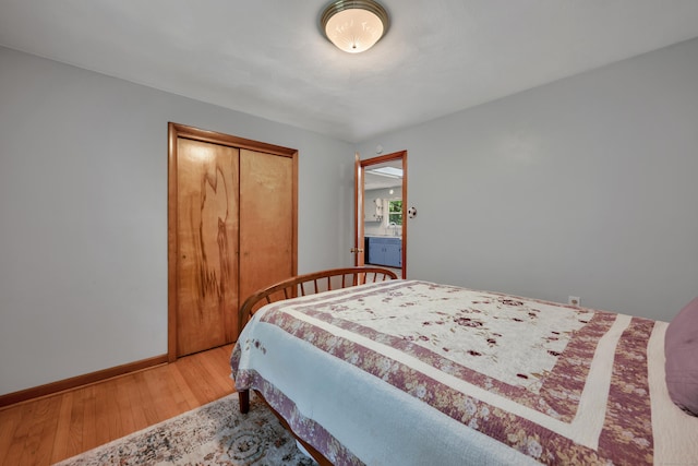 98 Torrington Ave, Canton, CT 06019 - bedroom featuring light wood-style flooring and a closet
