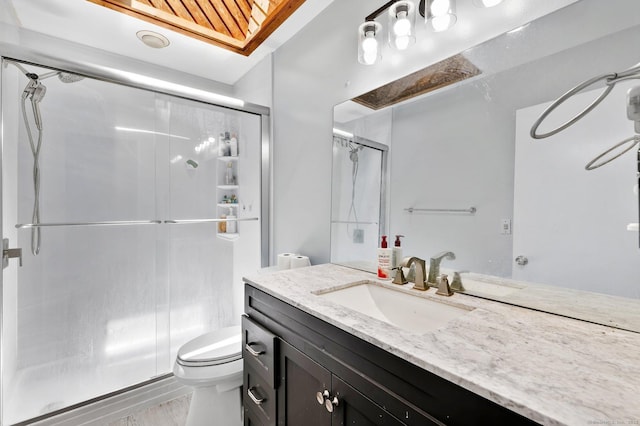 97 Benedict Dr, South Windsor, CT 06074 - bathroom with vanity and a stall shower