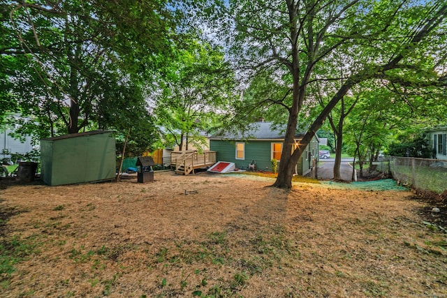 486 Barlow St, Bristol, CT 06010 - fenced backyard with a wooden deck