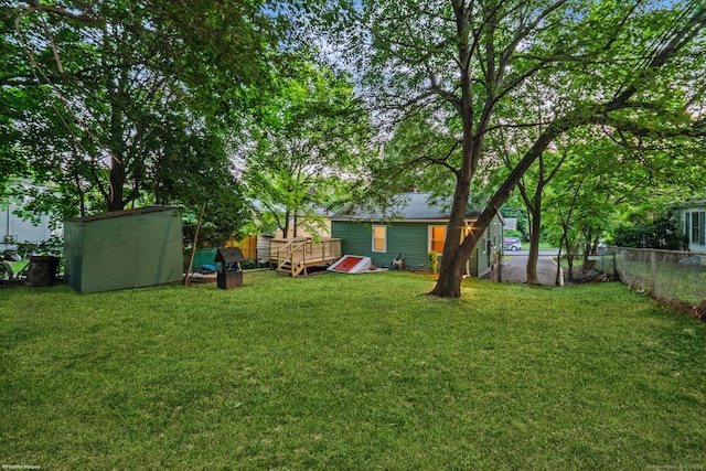 486 Barlow St, Bristol, CT 06010 - fenced backyard featuring a wooden deck