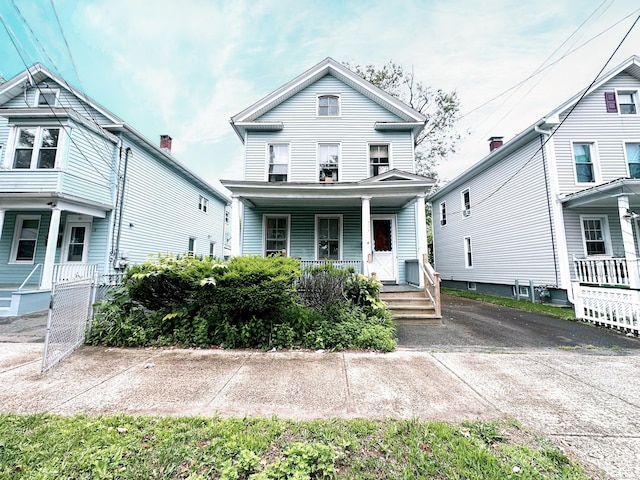 26 Lamberton St, New Haven, CT 06519 - view of front facade with covered porch