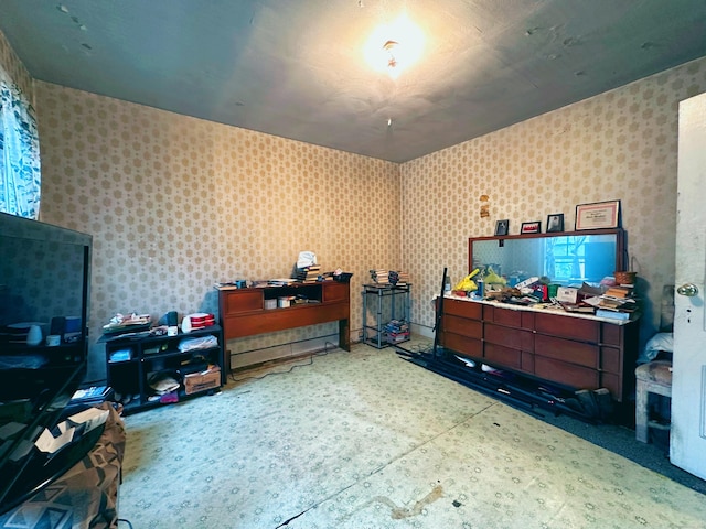 26 Lamberton St, New Haven, CT 06519 - bedroom featuring wallpapered walls