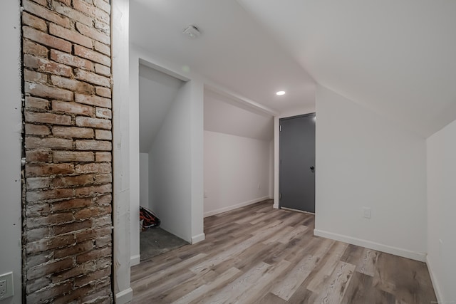 156 Waterville St, Waterbury, CT 06710 - bonus room with lofted ceiling, light wood finished floors, and recessed lighting