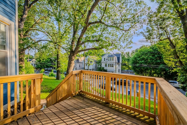 156 Waterville St, Waterbury, CT 06710 - deck with a residential view