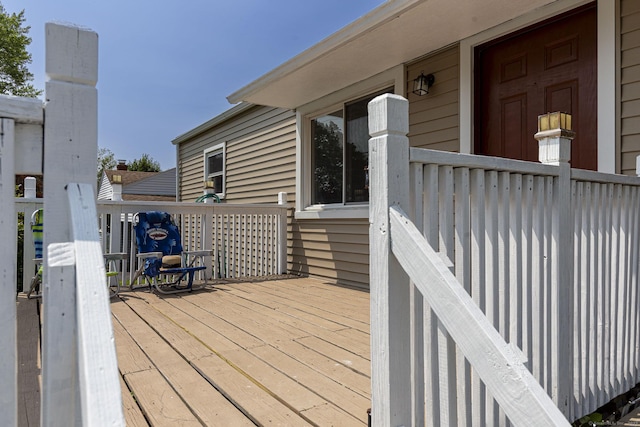 47 Manwaring Rd, Norwich, CT 06360 - view of wooden deck