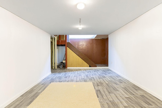 47 Manwaring Rd, Norwich, CT 06360 - finished basement with wood finished floors and baseboards