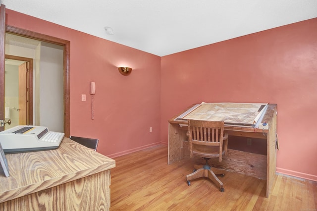 116 Bellridge Rd, Glastonbury, CT 06033 - home office featuring wood finished floors and baseboards