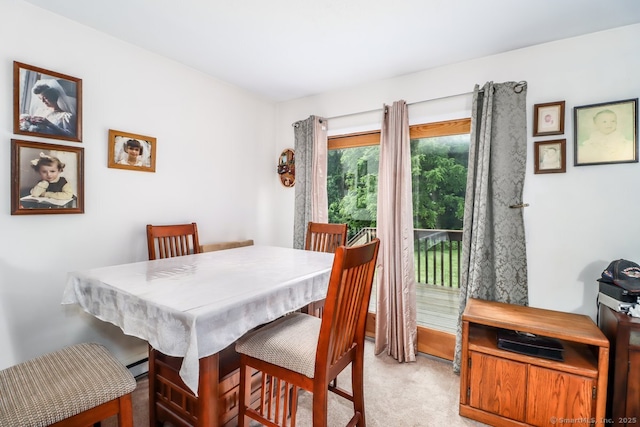 29 Whisconier Vlg Unit 29, Brookfield, CT 06804 - dining room featuring carpet flooring