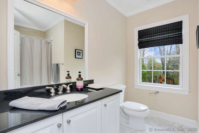 24 Nimitz Pl, Greenwich, CT 06870 - full bathroom with vanity, a shower with curtain, and tile patterned floors