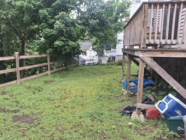 138 Harwinton Ave, Torrington, CT 06790 - view of yard featuring a wooden deck