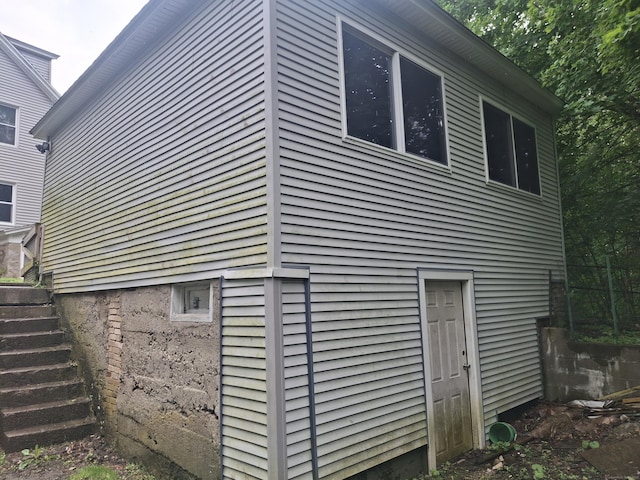 138 Harwinton Ave, Torrington, CT 06790 - view of side of property featuring stairway