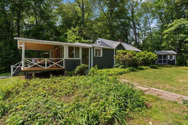 57 River Rd, Clinton, CT 06413 - view of outdoor structure with view of wooded area