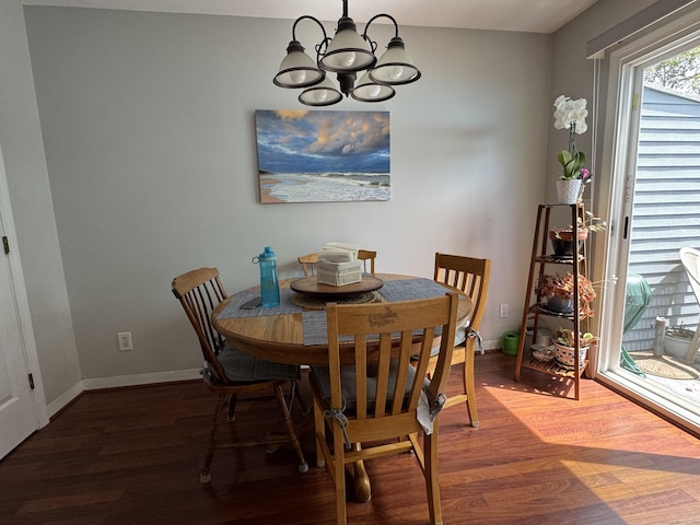 2480 Whitney Ave Unit 2, Hamden, CT 06518 - dining room featuring wood finished floors and a chandelier